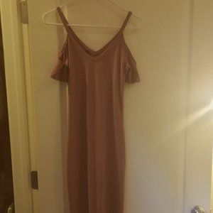 Bodycon, cold shoulder maxi dress-FINAL DAY